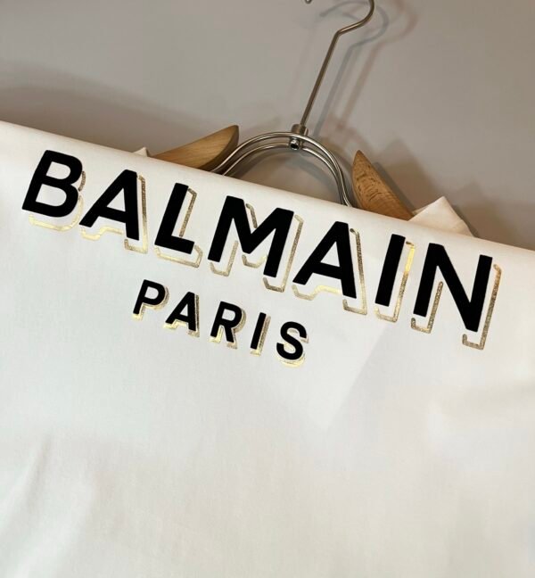BLMN Paris Contrasted Logo Crewneck T-Shirt
