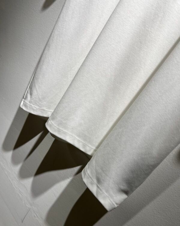 BLMN Paris Holographic Logo Crewneck T-Shirt - White