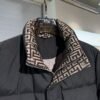 VRSC Patterned Collar Reversible Quilted Puffer Coat
