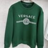 VRSC White Medusa Print Greek Key Pattern Crewneck Jumper – Green