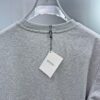7 BLMN Logo Print Crewneck Long-Sleeves Tee Jumper – Light Grey
