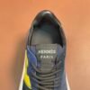 HRMS Suede Low-Top Trainers – Blue & Yellow