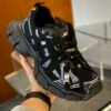BLNCG Low-Top Trainers with Wrapped Lace Design - Black