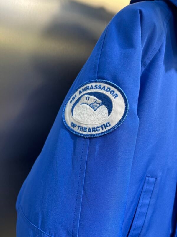 CG Fur-Trim Hooded Jacket with Utility Pockets - Blue