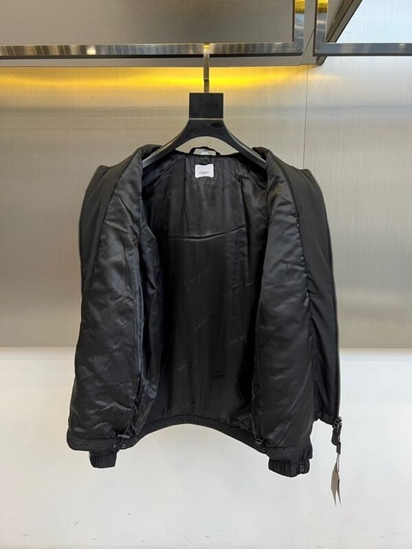 BRBY Hooded Zip-Up Jacket - Black