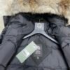 CG Utility Parka Coat with Fur-Trim Hood - Black