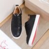 CLB Low-Top Trainers with Studded Toe Detail - Black