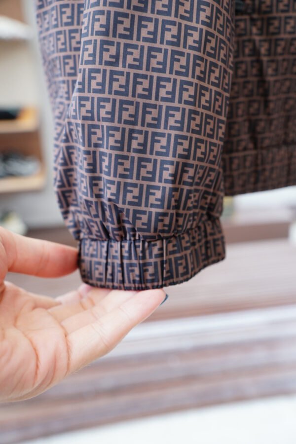 FND All-Over Monogram Hooded Jacket