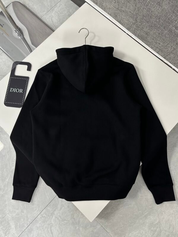 CD Embroidered Logo Pullover Hoodie - Black