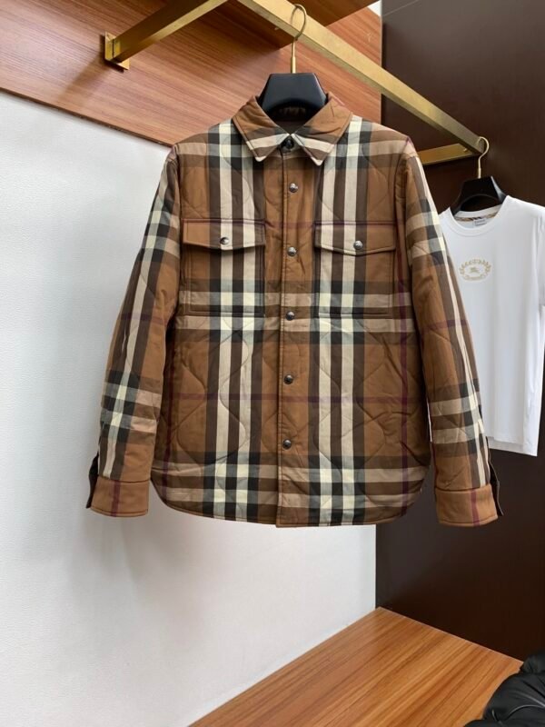 BRBY Quilted Jacket with Snap Buttons