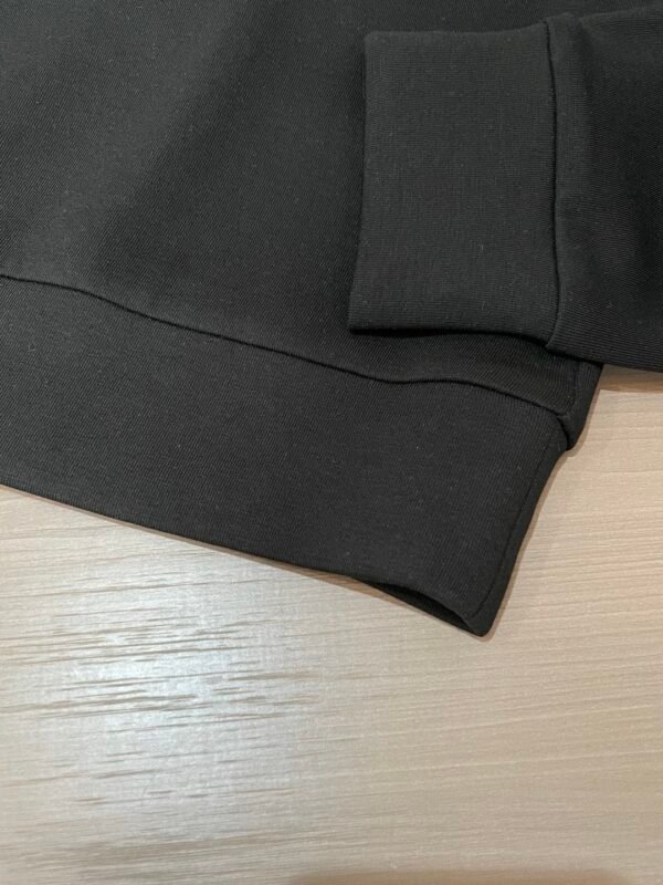 75b18e0a FND Crew Neck Jumper with Zip-Effect Pocket - Black