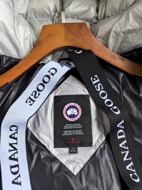 CG Hooded Zip-Up Puffer Jacket - Silver Grey