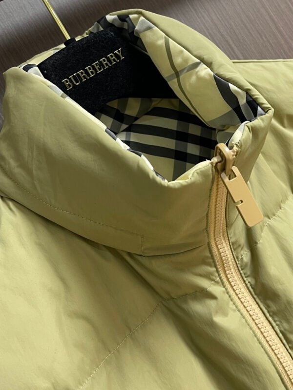 769eddc4 BRBY Puffer Jacket with Zip Front - Light Sage Green