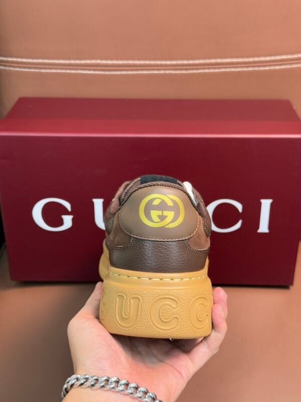 7830259a GCCI Low-Top Monogram Trainers - Dark Brown