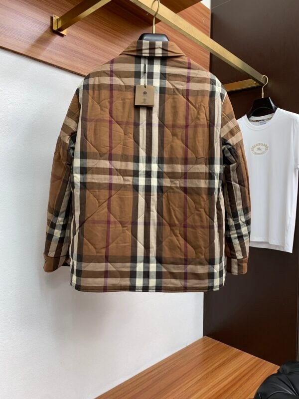 BRBY Quilted Jacket with Snap Buttons