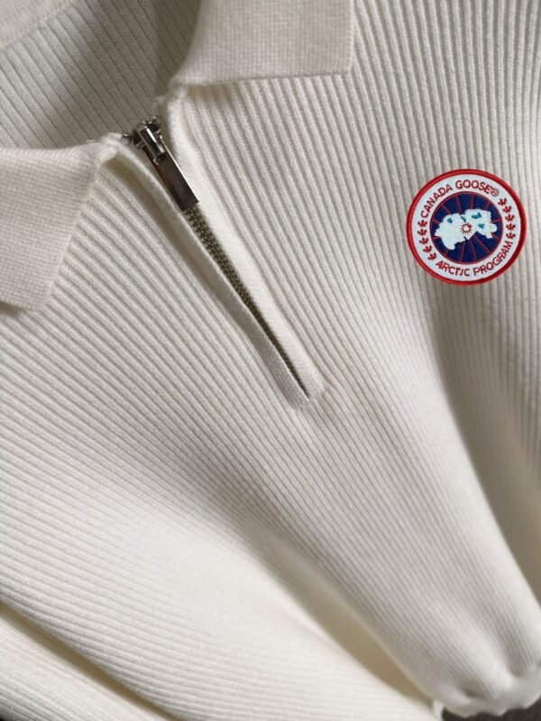 CG Half-Zip Knit Jumper - White