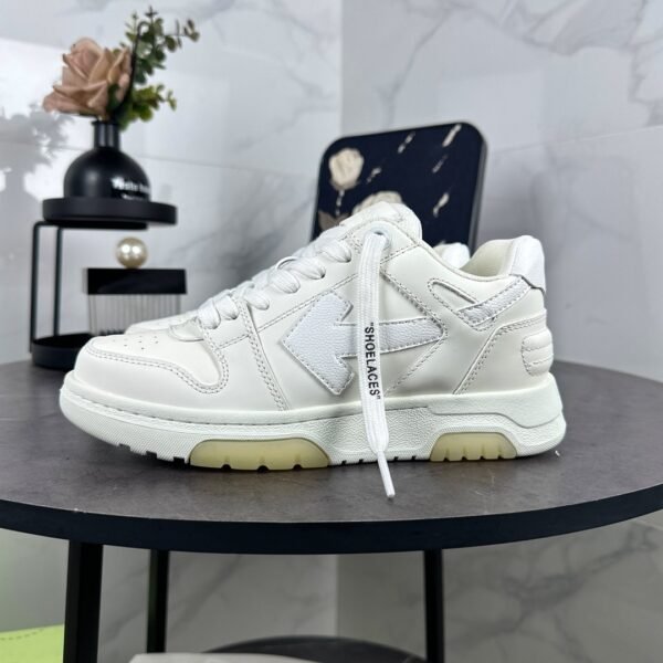OFFW Trainers with Tonal White Panel Design
