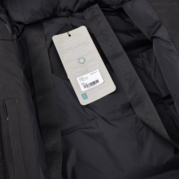 CG Utility Parka Coat with Fur-Trim Hood - Black