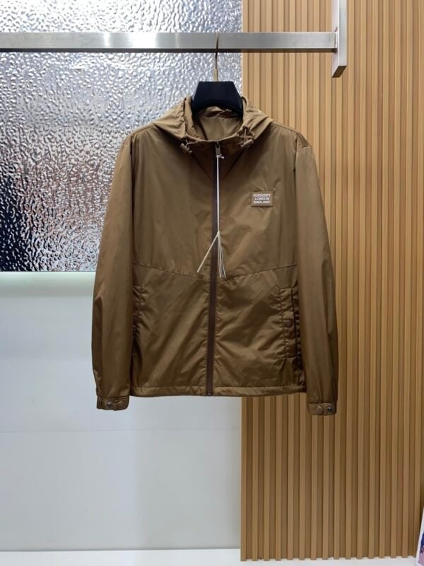 BRBY Hooded Zip-Up Jacket