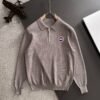 CG Half-Zip Knit Jumper - Taupe Grey