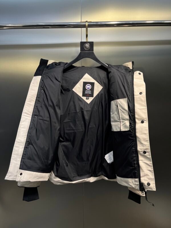 CG Quilted Hooded Puffer Jacket - Light Beige