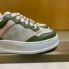 GCCI Low-Top Monogram Trainers - Olive Green