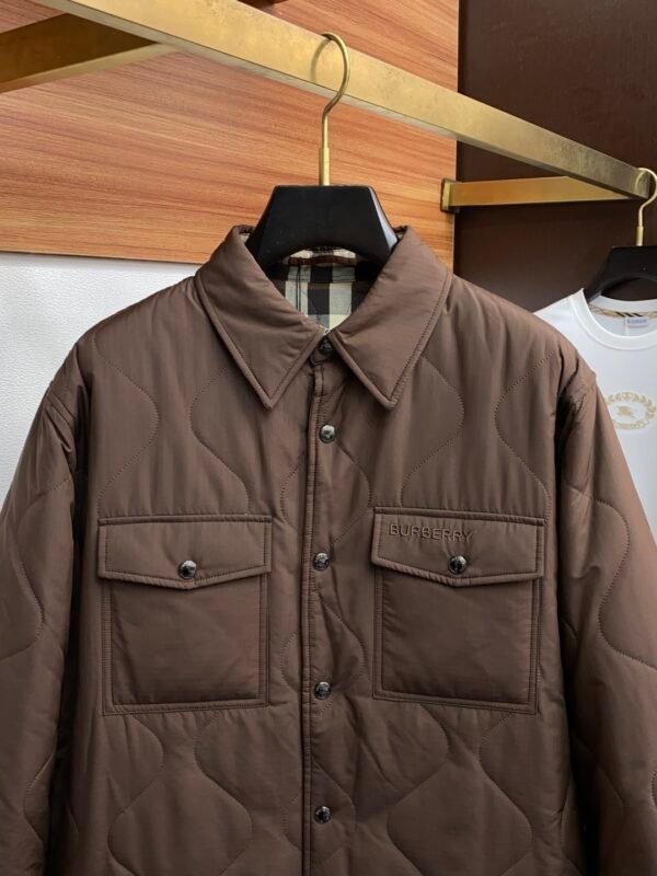 BRBY Quilted Jacket with Snap Buttons