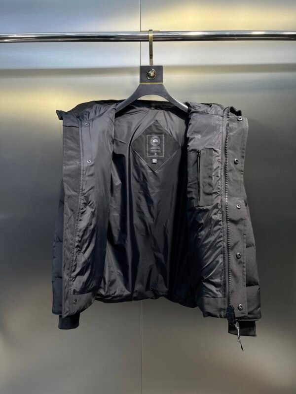 CG Quilted Hooded Puffer Jacket - Black