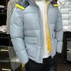 7da3d95e FND Hooded Puffer Jacket with Contrast Lining - White
