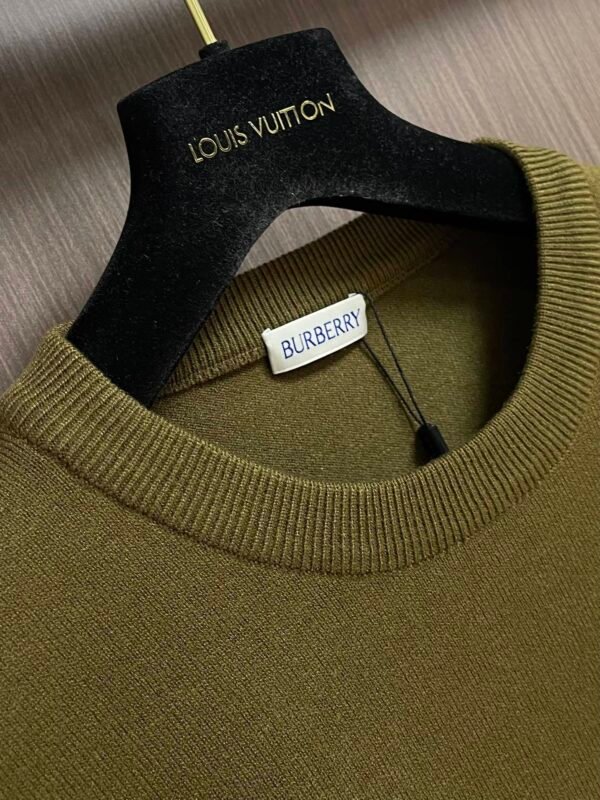 BRBY Colour-Block Crew Neck Jumper - Green