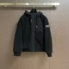 BRBY Hooded Fleece Hybrid Jacket - Black