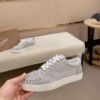 CLB Low-Top Trainers with Studded Toe Detail - Grey