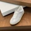 GCCI Low-Top Trainers with Logo Patch Detail - off-White/Ivory