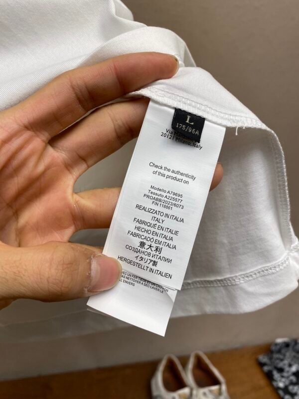 BLMN Gold Logo Kiss Print T-Shirt - White