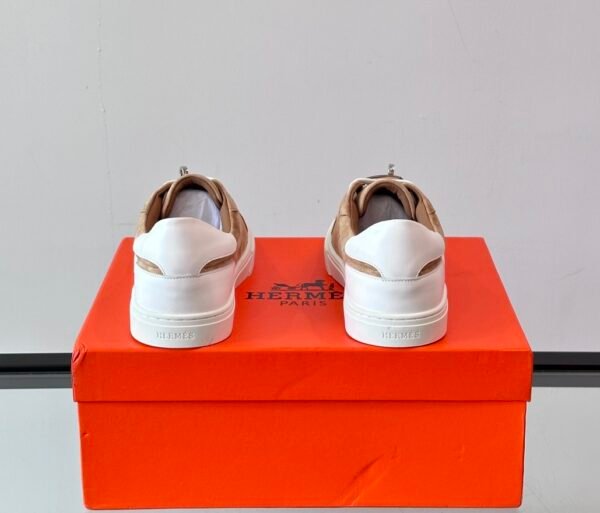 8 HRMS Day Suede Trainers with Functional Kelly Buckle - Beige