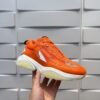 AMR Mesh & Leather Bone Runner Trainers – Orange