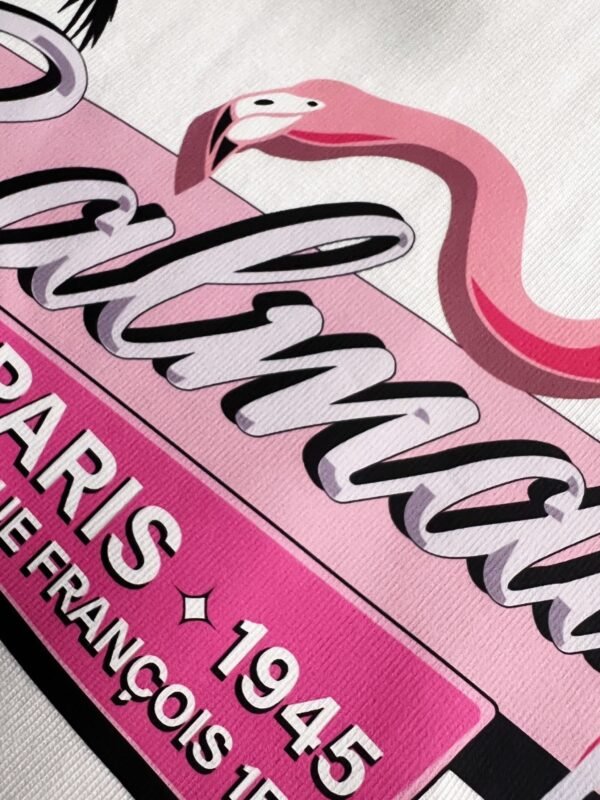 8 BLMN Paris 1945 Pink Flamingo Graphic T-Shirt