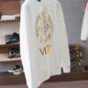 VRSC Medusa Medallion Gold-Tone Logo Print Jumper - Black