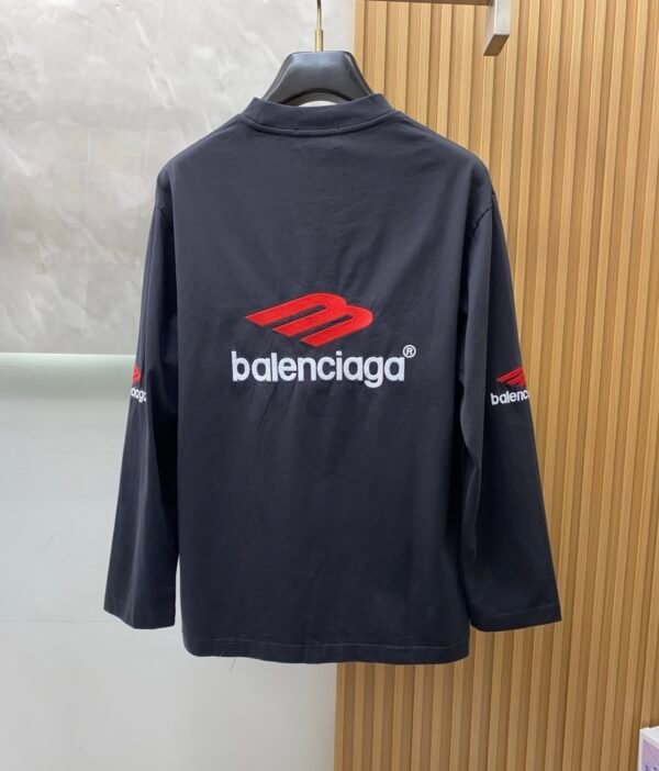 BLNCG 3B Sports Icon Oversized Vintage Jersey Jumper – Black