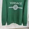 VRSC White Medusa Print Greek Key Pattern Crewneck Jumper – Green