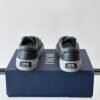8 DXR CD Spin Grained Calfskin & Oblique Canvas Trainers – Anthracite Grey