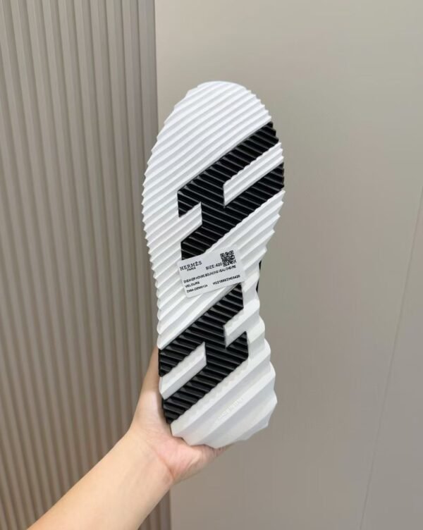 HRMS Leather & Suede Trainers – Black