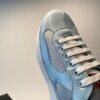 PRDA Trainers with Mesh Panels and Contrast Smooth Overlays - Light Blue