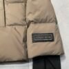 CG Hooded Zip-Up Puffer Jacket - Beige