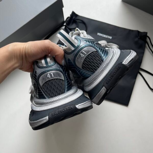 BLNCG Chunky Trainers with Contrast Accents - Grey/Yellow