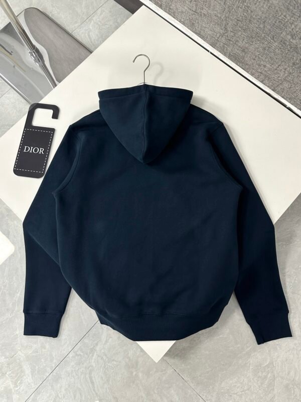 CD Embroidered Logo Pullover Hoodie - Navy Blue