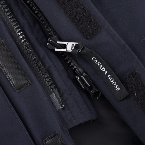 CG Utility Parka Coat with Fur-Trim Hood - Navy Blue