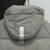 CG Hooded Puffer Jacket with Zip Pockets - Stone Grey