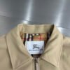 BRBY Collared Zip-Up Jacket - Beige