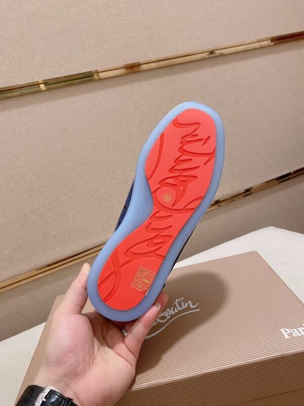 8433d453 CLB Low-Top Trainers with Studded Toe Detail - Navy Blue/Black